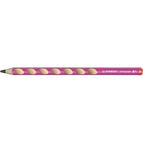 Μολύβι γραφίτη Stabilo EASYgraph 322/01 HB 3.15mm δεξιόχειρα pink